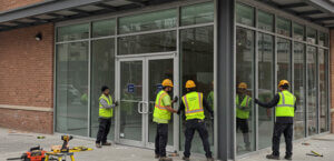 Commercial Storefront Door Installation