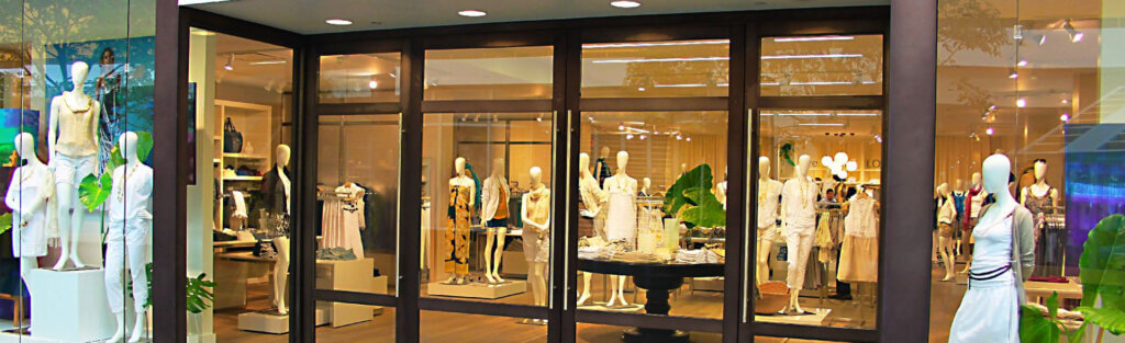 Glass Storefront Door