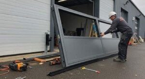 commercial door installation in Providence