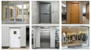 commercial door materials